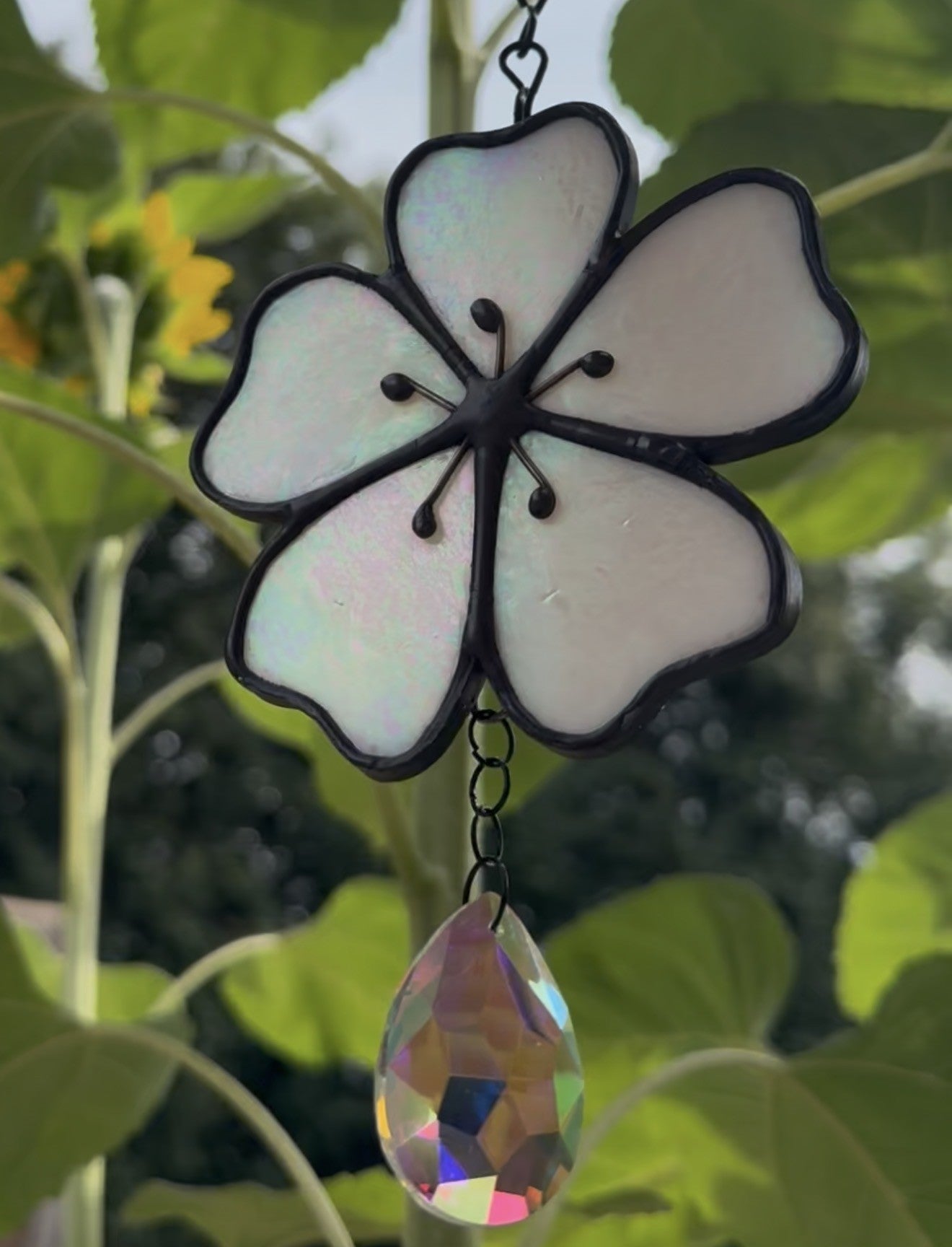 Crystal White Flower